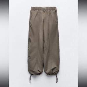 Zara Parachute Trousers Pants